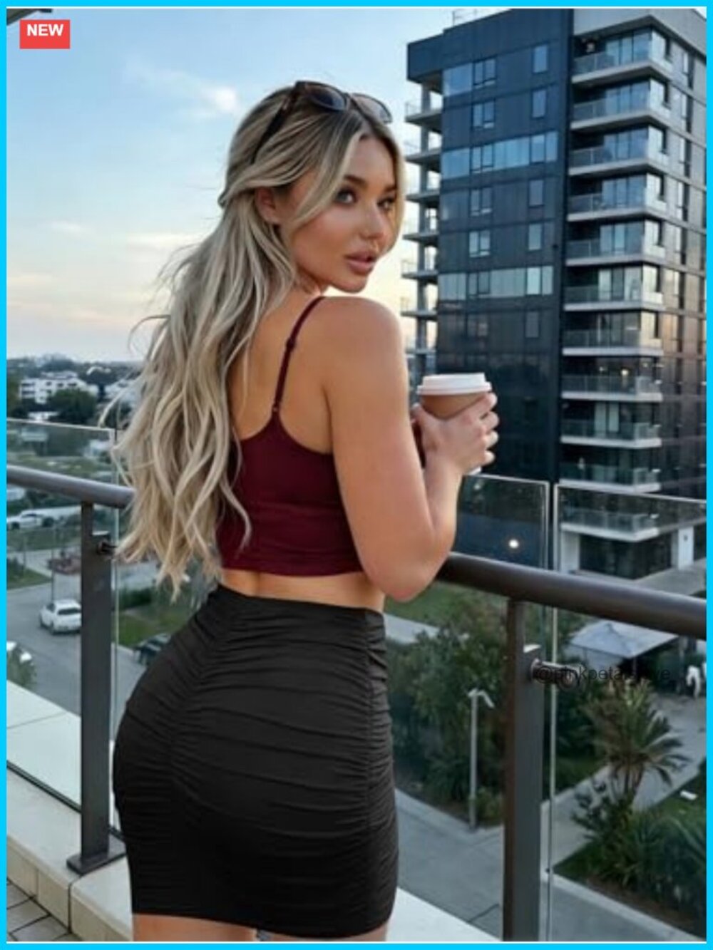 Women's High Waist Bodycon Mini Skirt Stretchy Ruched Tummy Control Party Club - Picture 2 of 6